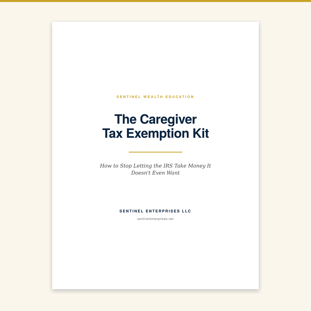 The Caregiver Tax Exemption Kit