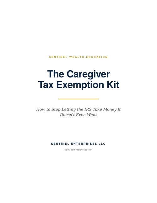 The Caregiver Tax Exemption Kit